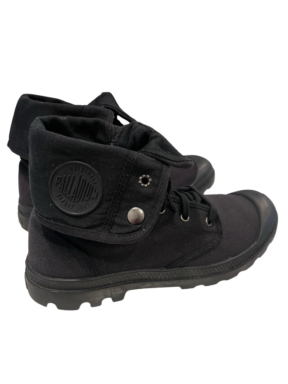 Palladium Men’s ' Black Fold-Down Canvas Boots
